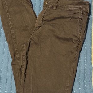 American Eagle Outfitters Brown‎ Chinos Versatile Cotton Blend